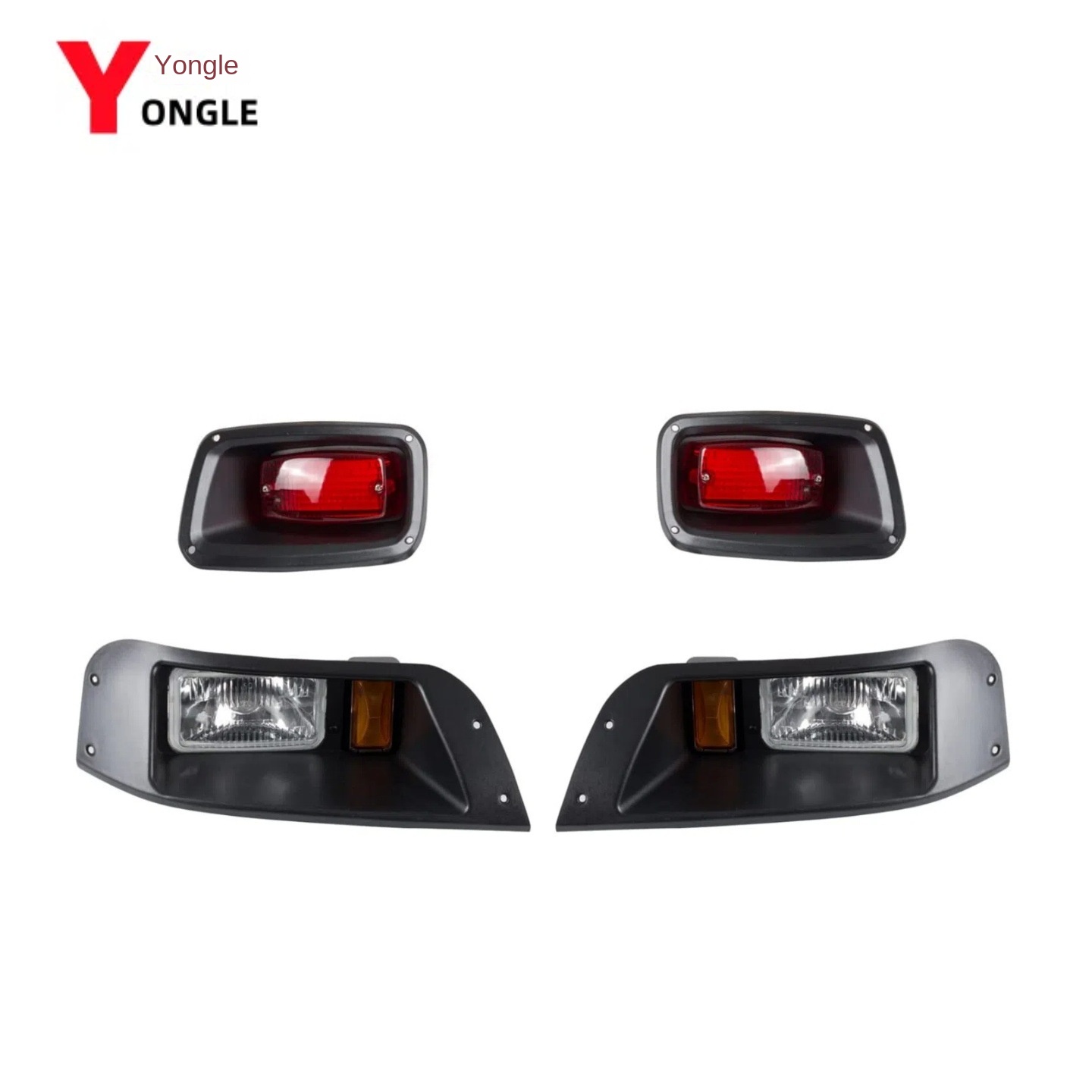 EZGO ClubCar Golf Cart Accessories New LED Headlight Turn Signal Kit Made of Durable Plastic Front and Rear