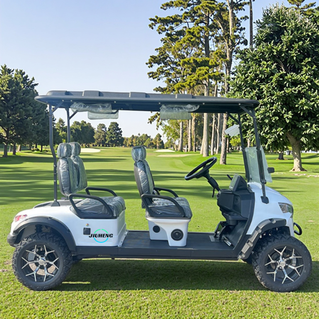 2026 Customized 72V Electric Golf Cart CE Certified Powerful Electric Vehicle for 4 Seaters for Farmer's Club Sightseeing