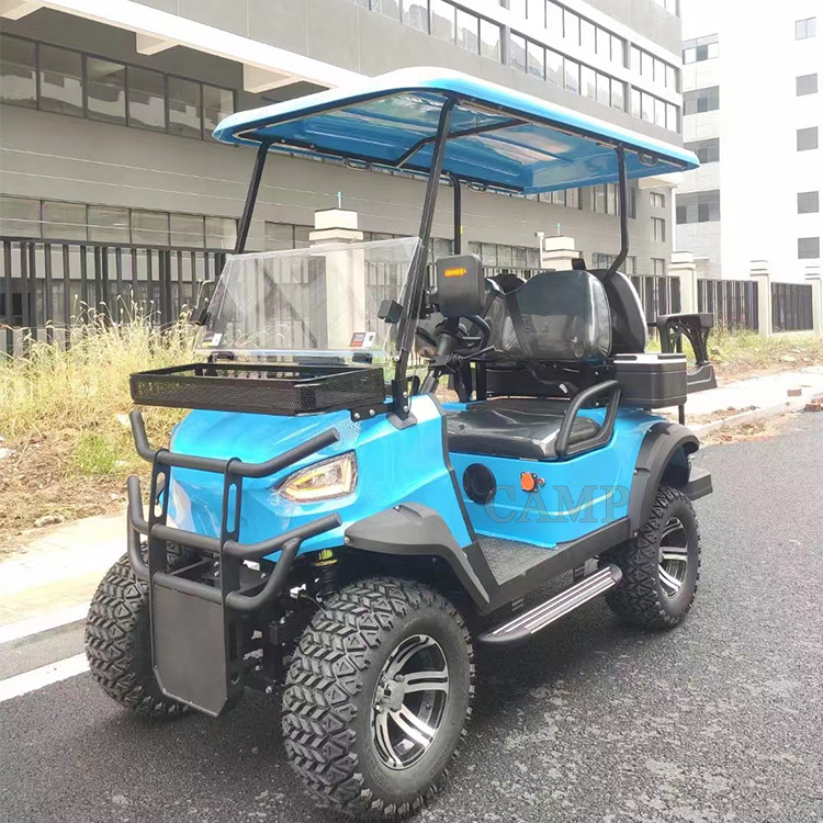 CAMP Pink 72v 5kw Electric Mobility Scooter Club Cars for Sale Lithium Commercial Off Road Luxury 4 Seats Golf Cart