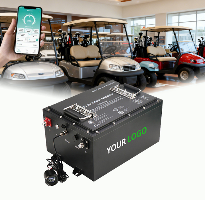 Complete Kit Solution Lithium Ion Battery Golf Cart 50Ah 60Ah 105Ah 48V Lithium Golf Cart Batteries