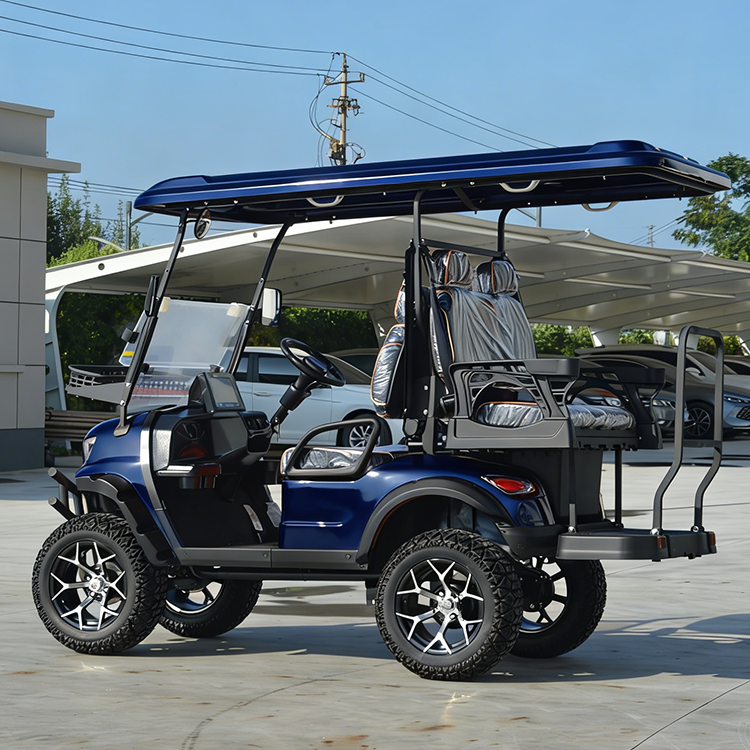 Multi Functional Off Road Golf Cart 4 Seats with Anti-Slip Seats 60V Powerful Motor for Golf Course Private Estate