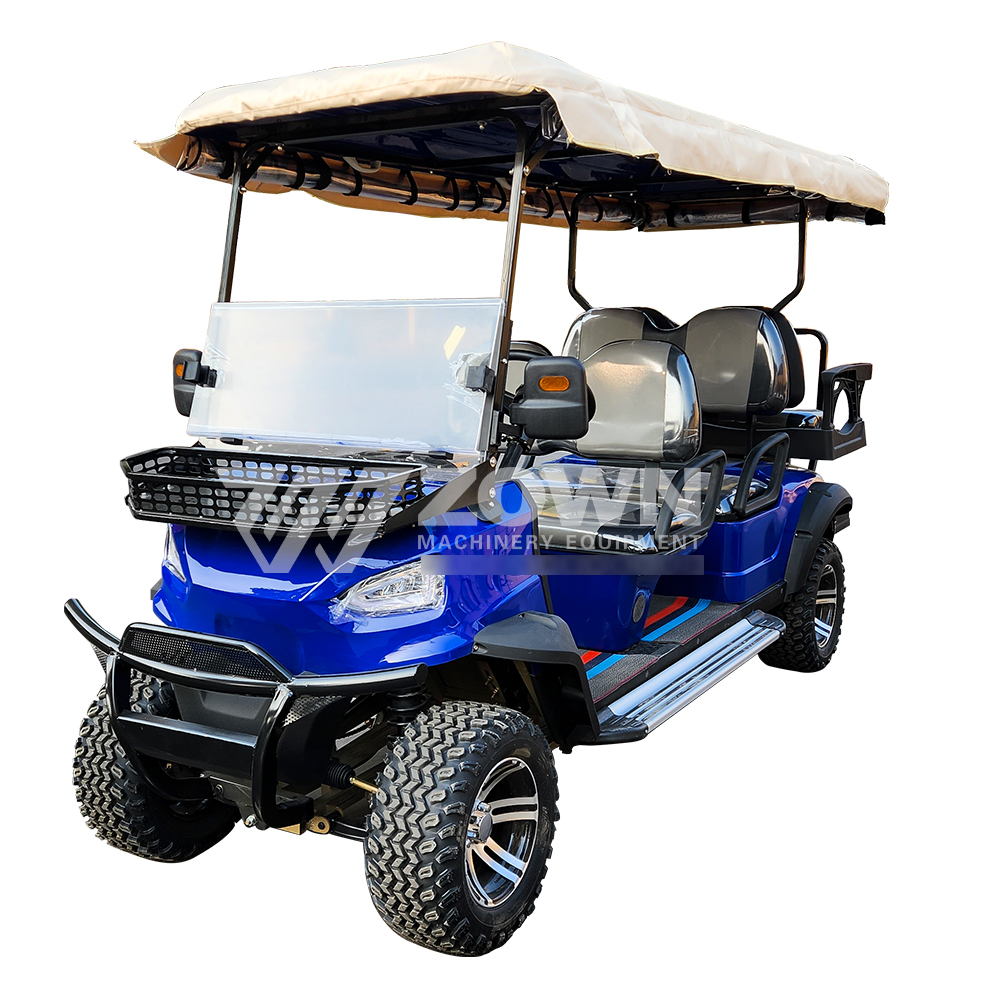2026 Trend Intelligent Electric Off-road Golf Cart Touch Screen Multimedia 4 Seater Lithium CE Certified for Community Use