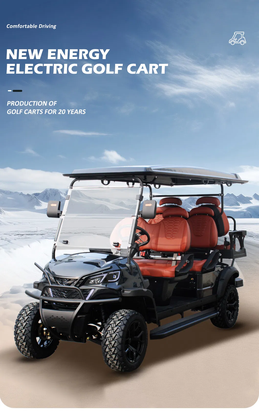 Electric Golf Cart View 1