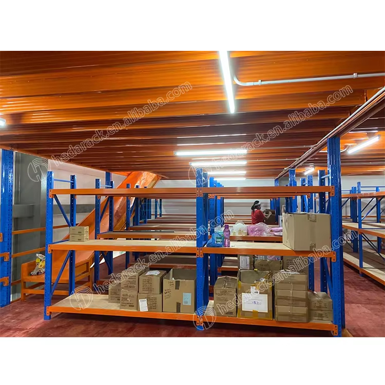 Industrial Customized Steel Structure Racks Supported Multi-tier Loft Mezzanine Floor Platform Racking