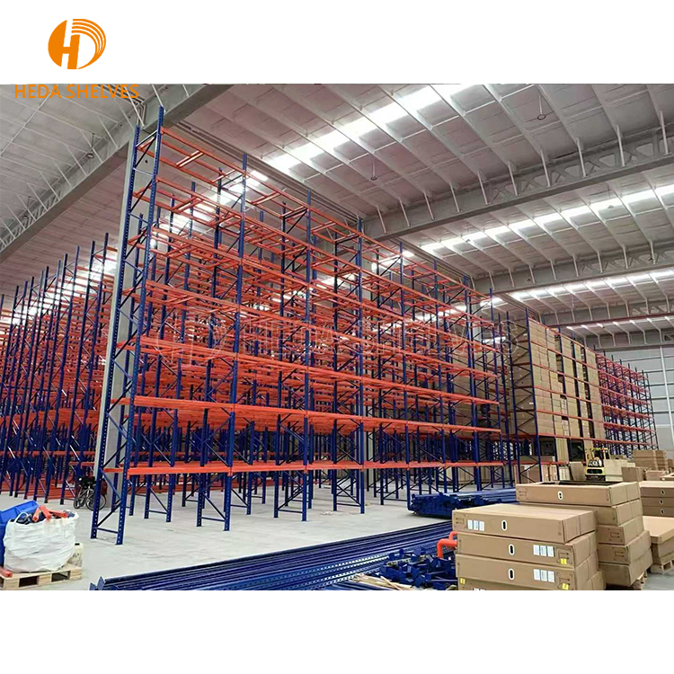 CE Certified Industrial Warehouse Stacking Shelves EURO Standard Pallet Rack Storage System for Logistic Center
