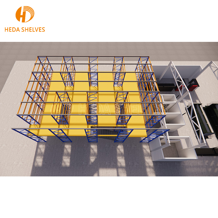 Heavy Duty Racks Warehouse Mezzanine Floor for Fabric with Picking Mezzanine Warehouse Rack for Sale