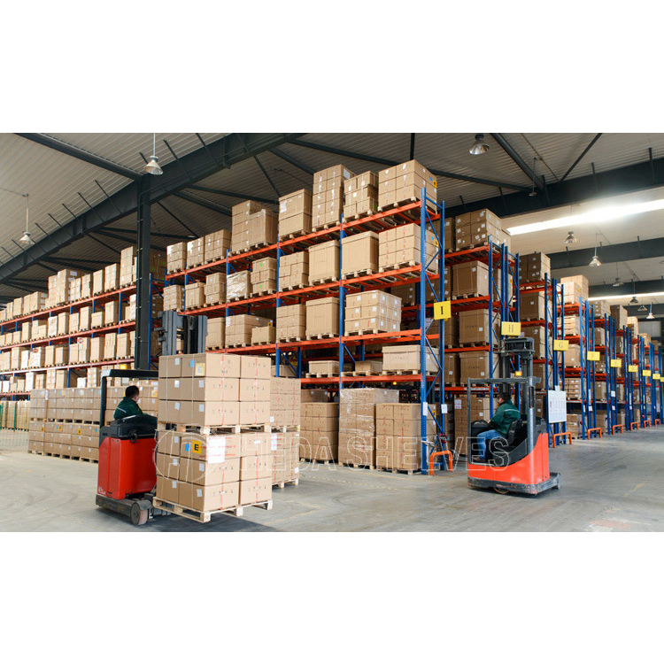 Heda Customized Warehouse Q235-Cold Rolled Steel Drive-in Racking System