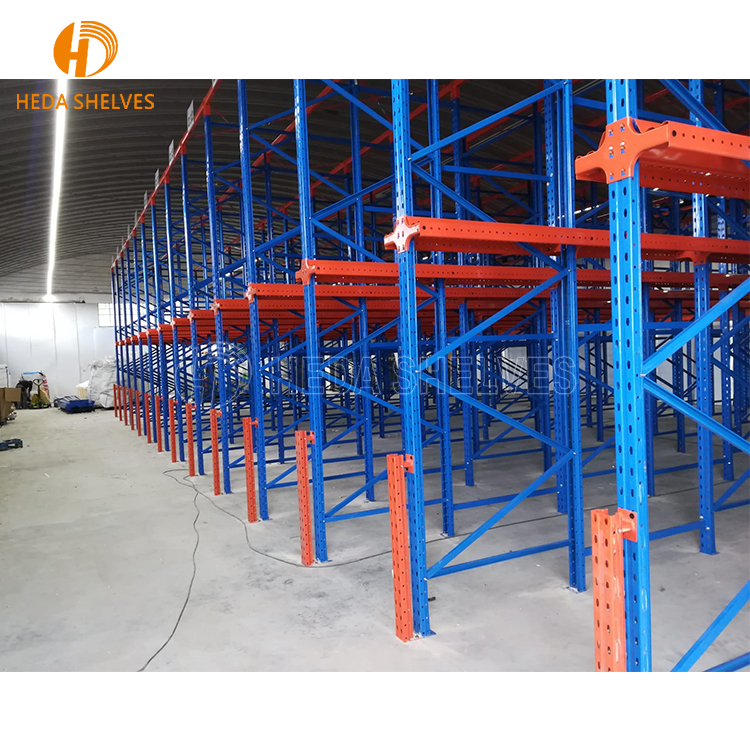 High-Capacity Drive-In Pallet Racking Storage System Drive in Racking Steel Units High-Capacity Drive-In Pallet Rack