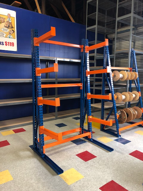 High Quality Long Storage Cantilever Rack for Furniture, Lumber, Tubing, Textiles