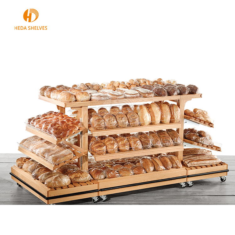 Factory Made Store Shelving Supermarket Shelf Beverage Bread Display Rack