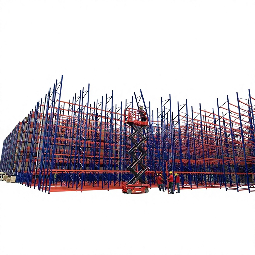 CE Certified Industrial Warehouse Stacking Shelves EURO Standard Pallet Rack Storage System for Logistic Center