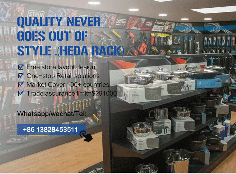 Hot Sales Customized Metal Show Tool Product Display Stand With Floor Cabinet