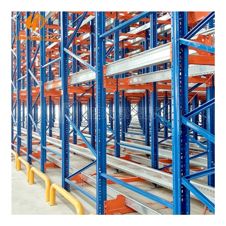 High Load Capacity Steel Shuttle Racking System Automatic Pallet Shuttle Rack Heavy Duty Storage Radio Stacking Crane Shuttle
