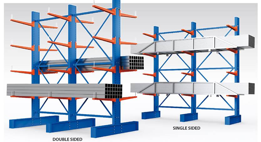 Double Sided Cantilever Rack