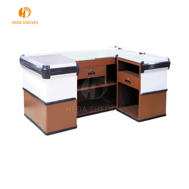Multiple Convenience Store Supermarket Check Out Counter Cash Desk Counter