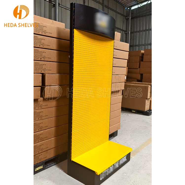 Peg Board Shelve Metal Pegboard Display Stand Rack Peg Board Tools Display Rack Store Hooks Pegboard Metal