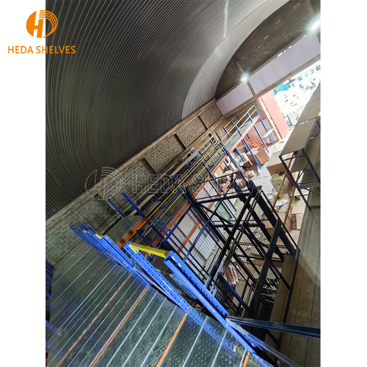 Industrial Mezzanine Racking System Lit Mezzanine Double Industrial Platforms Warehouse Mezzanine Floor System