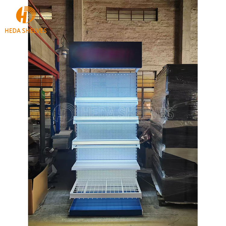 Metal Pegboard System Display Stand Racks and Stands for Hardware Tool Store Board Samples Display Rack Tools Peg Board