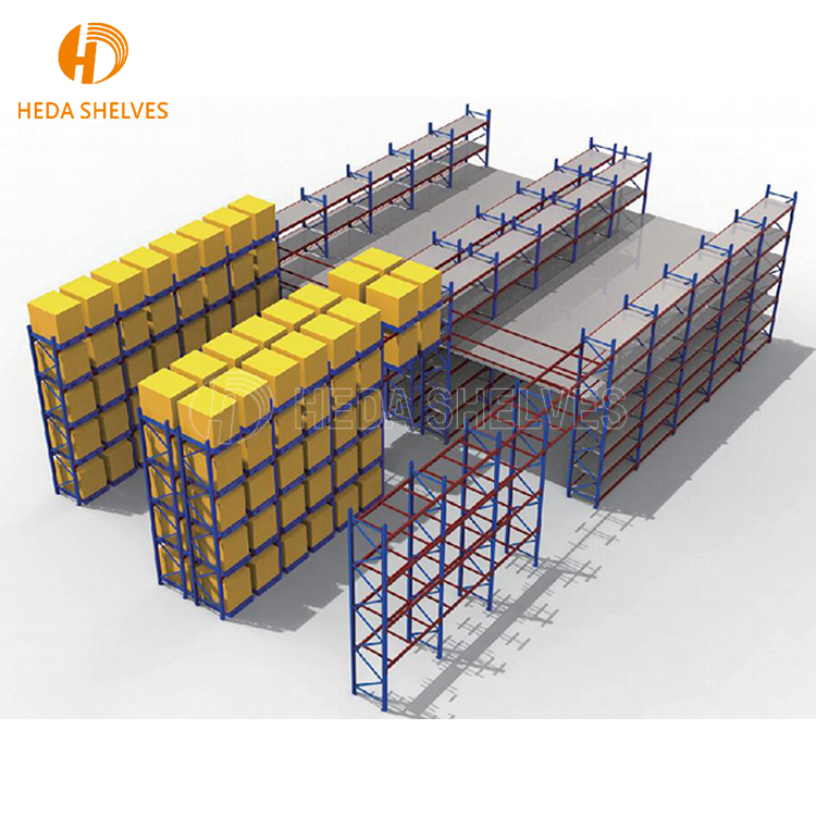 Steel Mezzanines Floor Platform Office Mezzanine Rack Industrial Mezzanine Floor Racking System