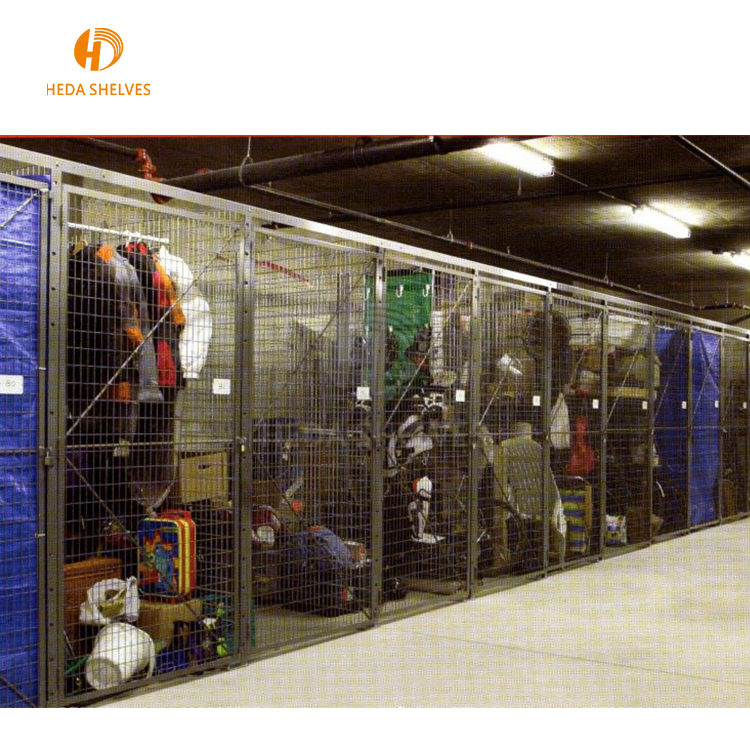 Wholesale Foldable Lockable Wire Mesh Transport Metal Storage Wire Mesh Pallet Cage