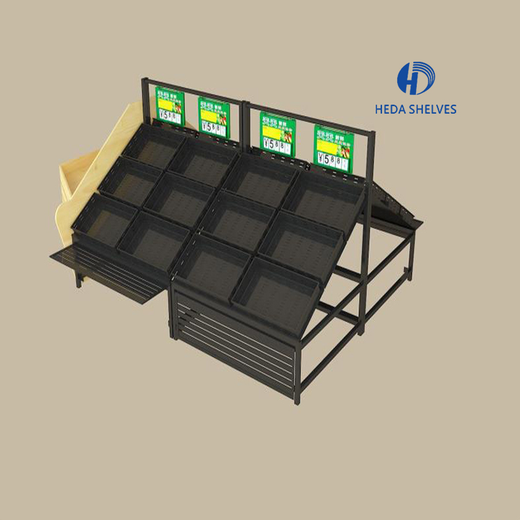 Vegetable rack detailed view