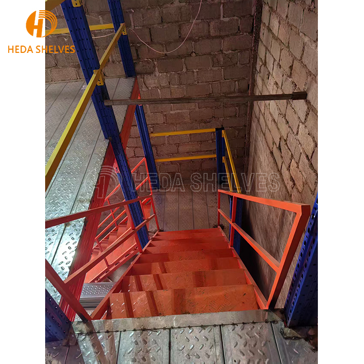 Customized Heavy Load Mezzanine Floor Racking System Industrial Storage Warehouse Rack Attic Mezzanine Floor Platform