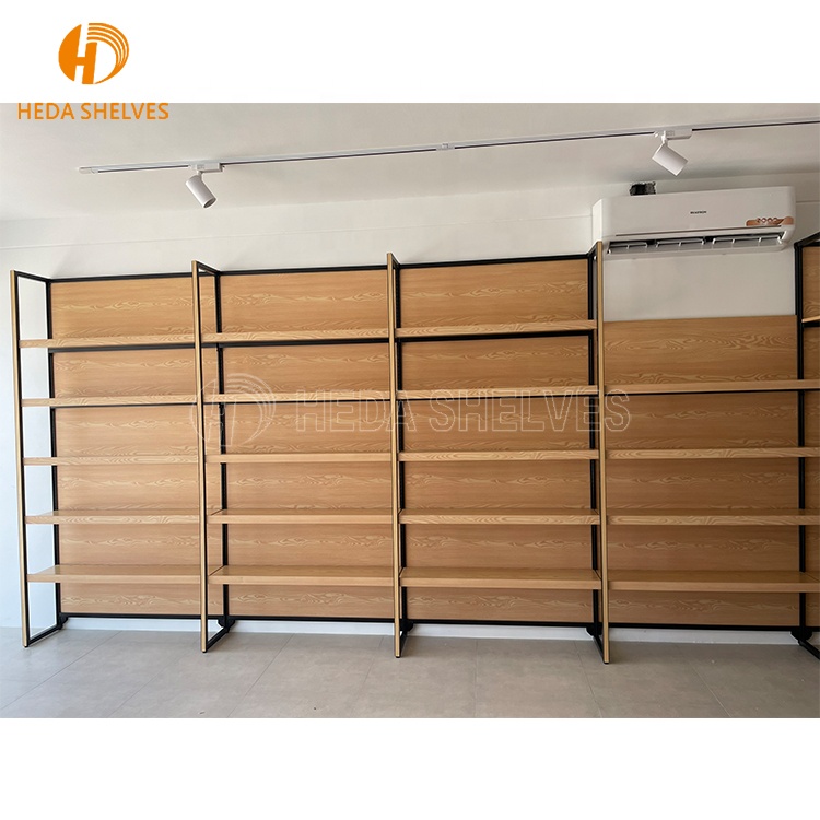 Adjustable Disassembled Supermarket Gondola Shelving Retail Display Rack Shelves for Sale With Free 3D Design