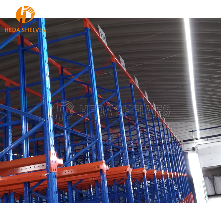 High-Capacity Drive-In Pallet Racking Storage System Drive in Racking Steel Units High-Capacity Drive-In Pallet Rack