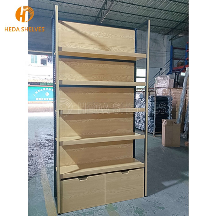 Adjustable Disassembled Supermarket Gondola Shelving Retail Display Rack Shelves for Sale With Free 3D Design