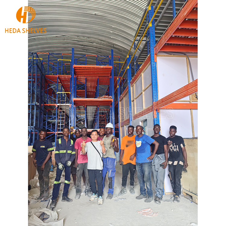 Galvanized Open Steel Planks Mezzanine Floors Galvanized Industrial Platforms Mezzanine Floor Warehouse Steel Mezzanine Racking