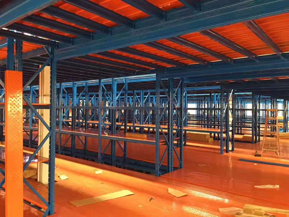 Warehouse heavy duty steel pallet shelves