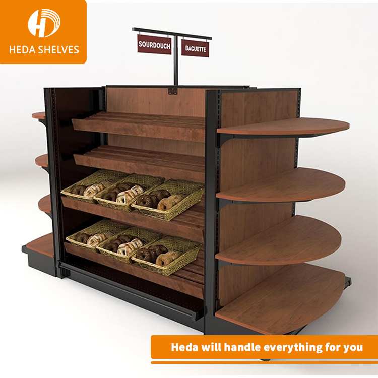 Retail Shop Interior Design for Bread Glass Display showcase Bakery Display Cases for Sale