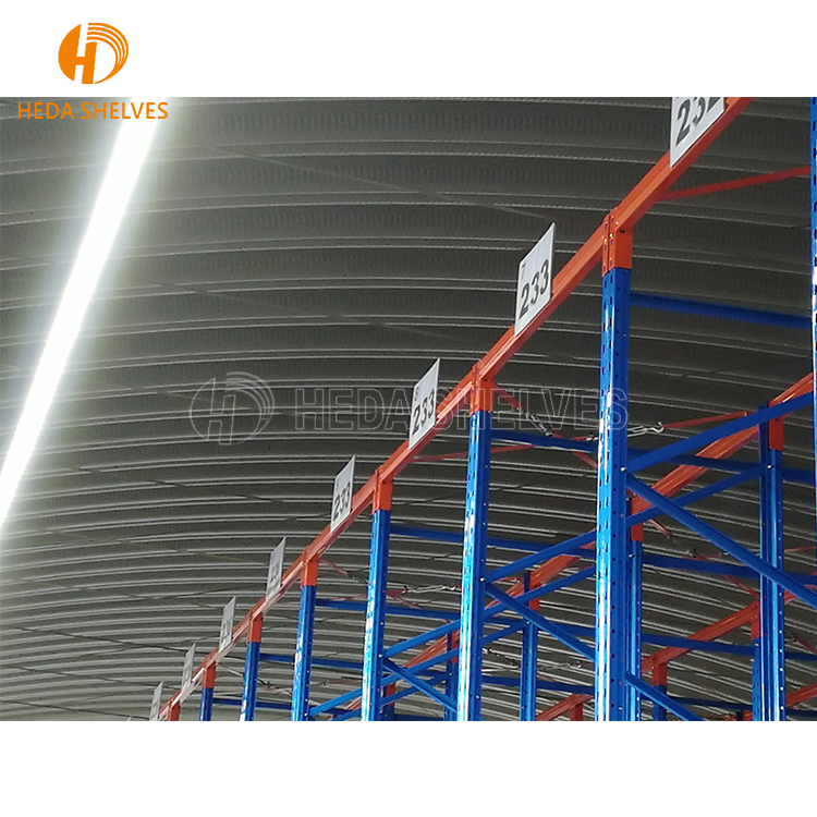 High-Capacity Drive-In Pallet Racking Storage System Drive in Racking Steel Units High-Capacity Drive-In Pallet Rack