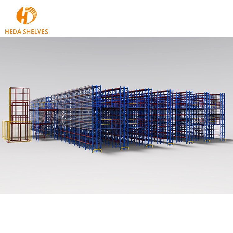 Steel Mezzanine Shelving Industrial Shelves Heavy Duty Mezzanine Floor Racking System Warehouse Storage Platform