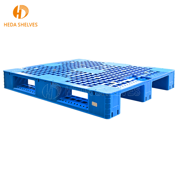 High Quality Export Logistics Pallets Stackable Euro 120 X 100 cm Heavy Duty Hdpe Plastic Pallet for Europe