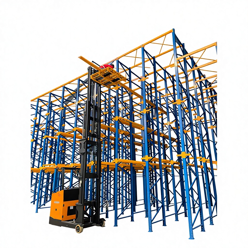 Customized Cold Rolled Steel Drive-In/Automated Retrieval Pallet Racking System with Corrosion Protection