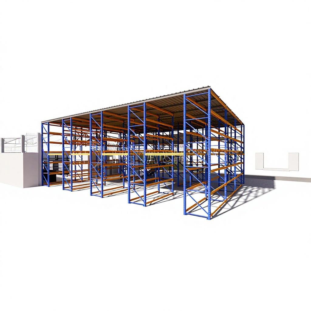Multi-Level Order Picking Steel Mezzanine with Corrosion Protection Industrial Pallet Racking Shelves for Storage in Warehouses