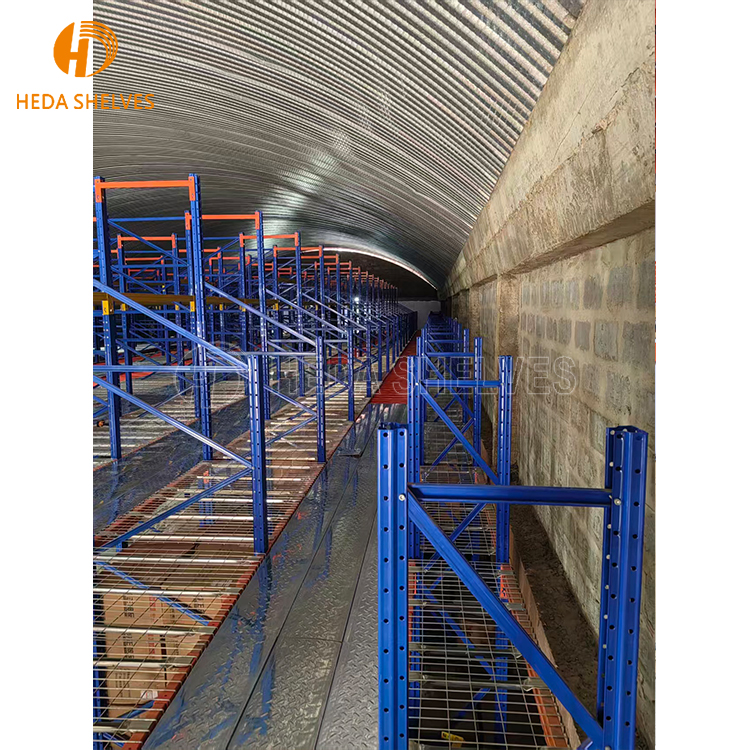 Customized Mezzanine Floor Racking Heavy-Duty Warehouse Storage Racks Shelving Units Supported Steel Platform Attic Rack