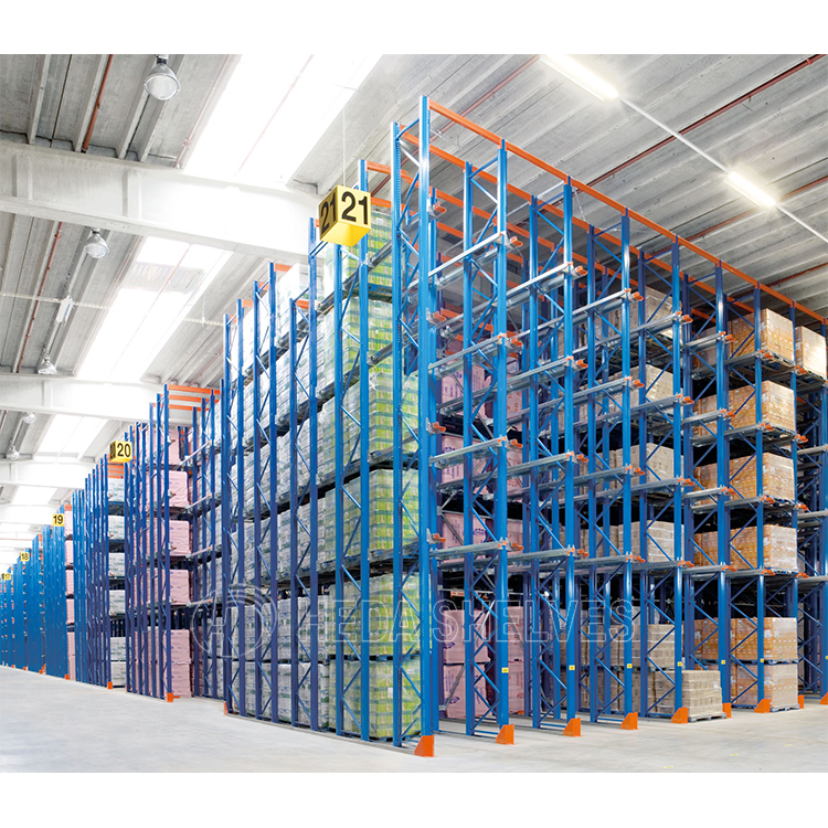 Pallet Racking System Equipment Drive in Metal Shelves Steel Layer Heavy Duty Warehouse Rack