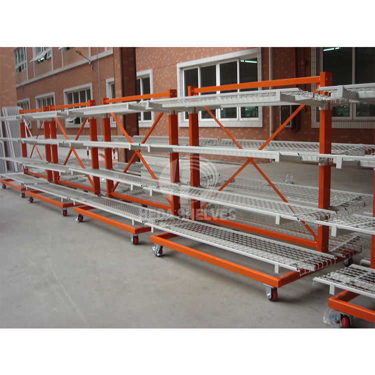 HEDA Steel Pipe Warehouse Storage Rack Q235B Steel Industrial Adjustable Cantilever Shelving