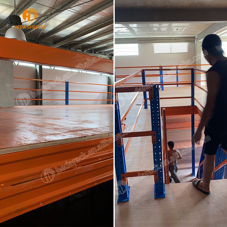 Industrial Customized Steel Structure Racks Supported Multi-tier Loft Mezzanine Floor Platform Racking