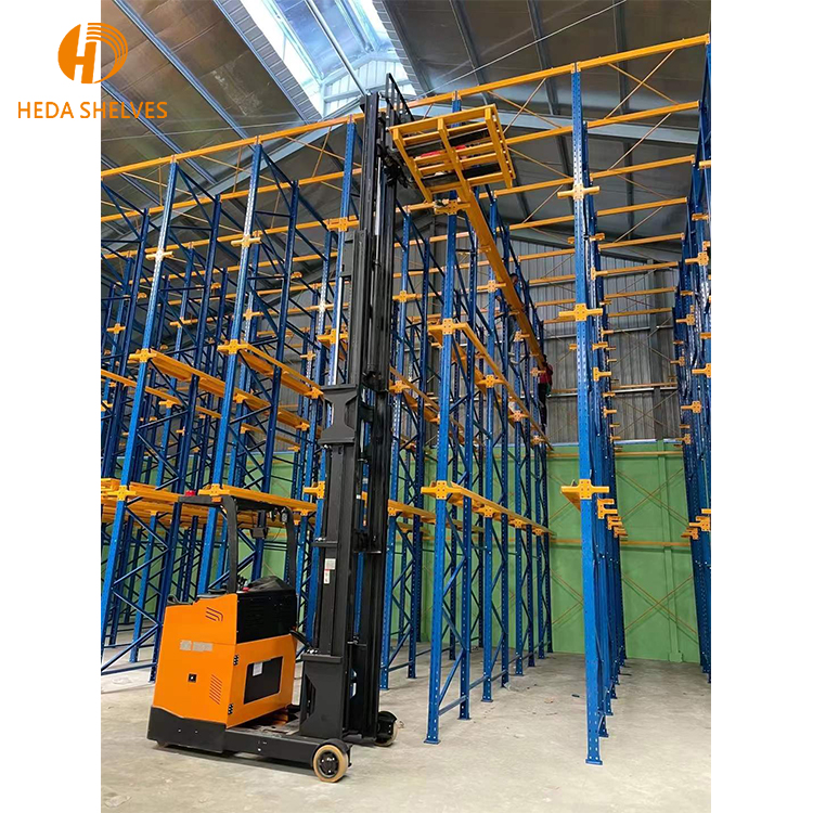Customized Cold Rolled Steel Drive-In/Automated Retrieval Pallet Racking System with Corrosion Protection