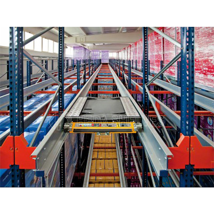 Heavy Duty Load 1000-1500kg Adjustable Radio Warehouse Pallet Shuttle Racking System