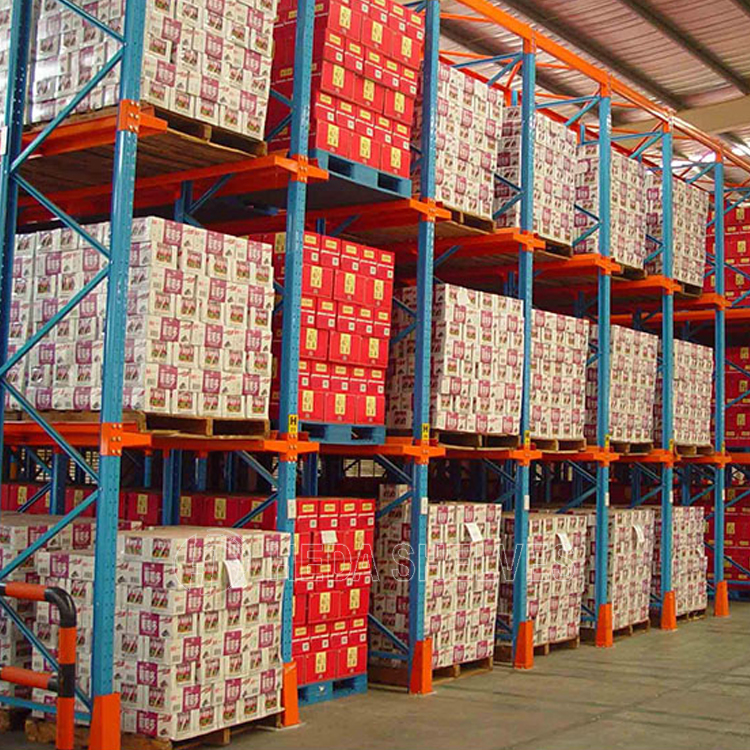Pallet Racking System Equipment Drive in Metal Shelves Steel Layer Heavy Duty Warehouse Rack