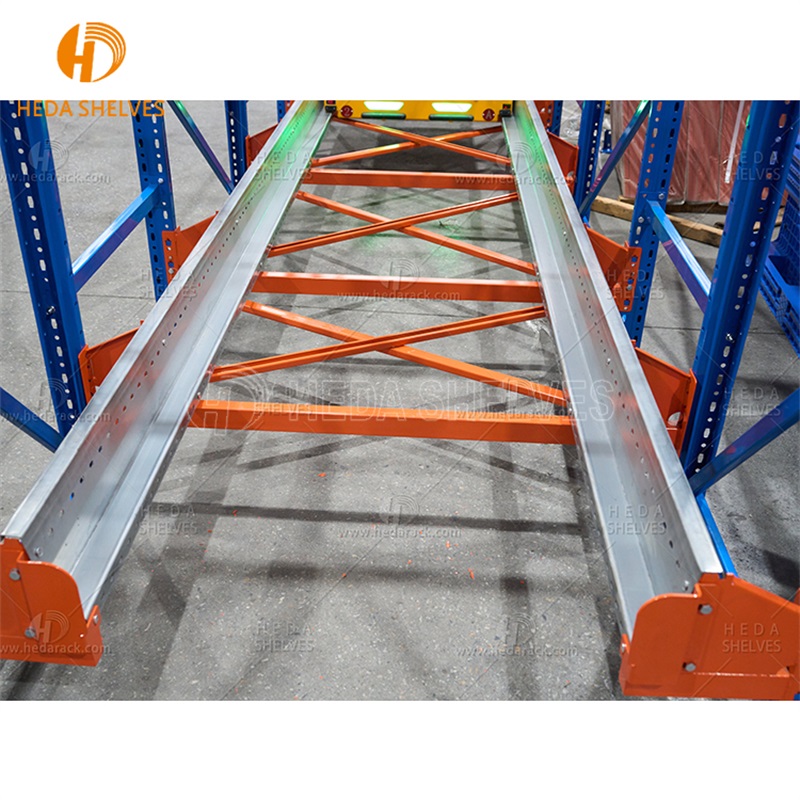 Automated Warehouse Steel Storage Racks Durable Radio Shuttle Racking System for Cold Storage