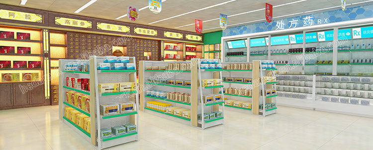 Medical Wall Display Glass Shelf