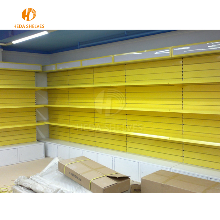 New Type Good Quality Heavy Duty Supermarket Shelving Gondola Supermarket Wall Shelf Shop Furniture
