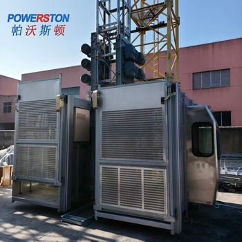 Large Capacity Frequency Conversion Cargo Lift Sc200 Building Hoist