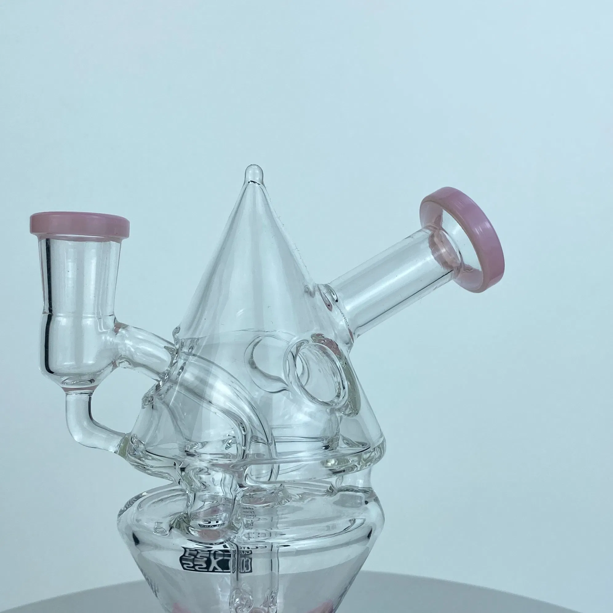 Combine Shower Percolator Recycler Glass Water Pipe