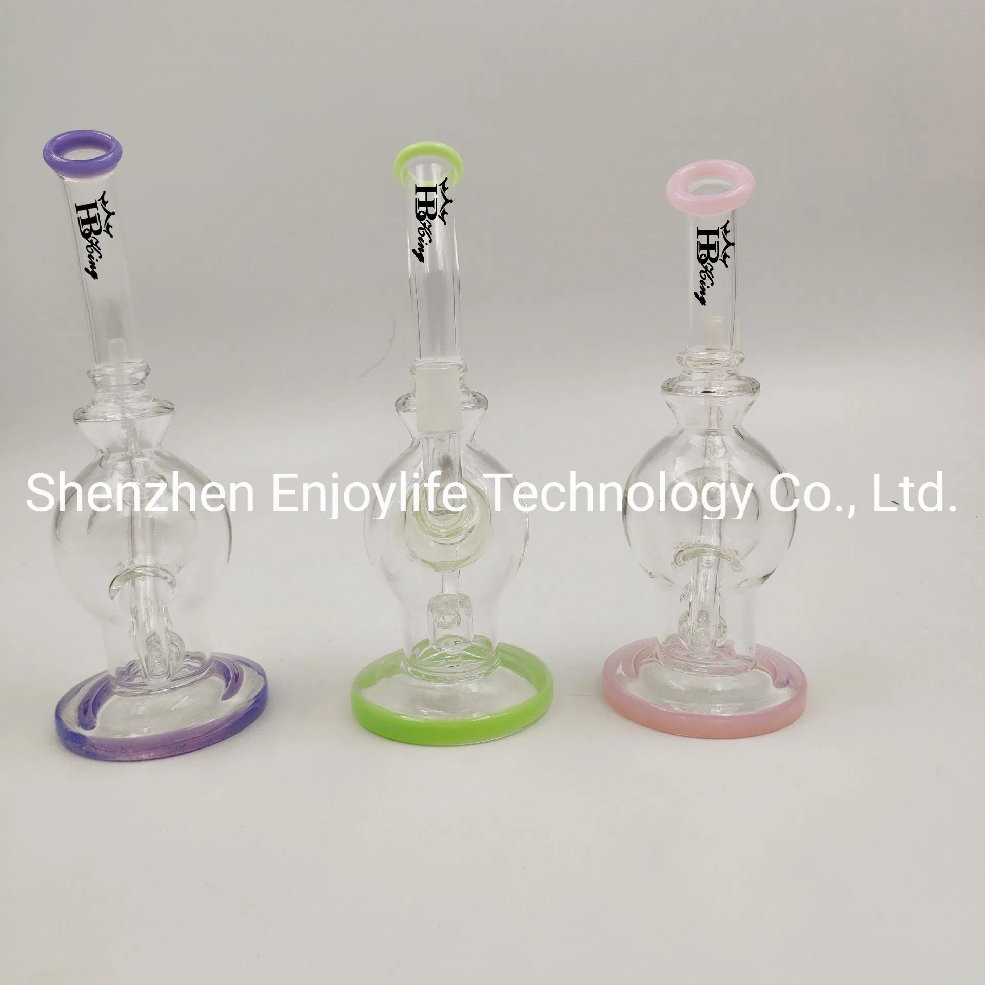 17 Inches Roor 3 Honeycomb and Color Percolator Glass Water Smoking Pipe Glass Pipe